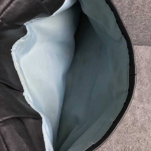 Vintage Coach Black Leather Colette Hobo Soho Buckle Pleated Flap Bag - Picture 7 of 9